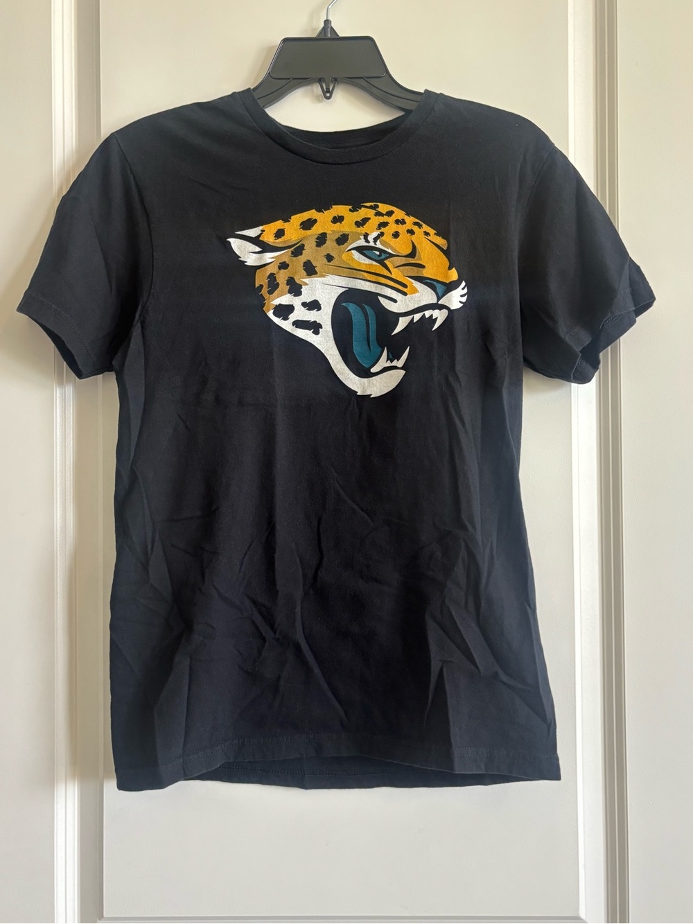 Fanatics Jacksonville Jaguars Travis Hunter #12 Black T-Shirt Size Small
